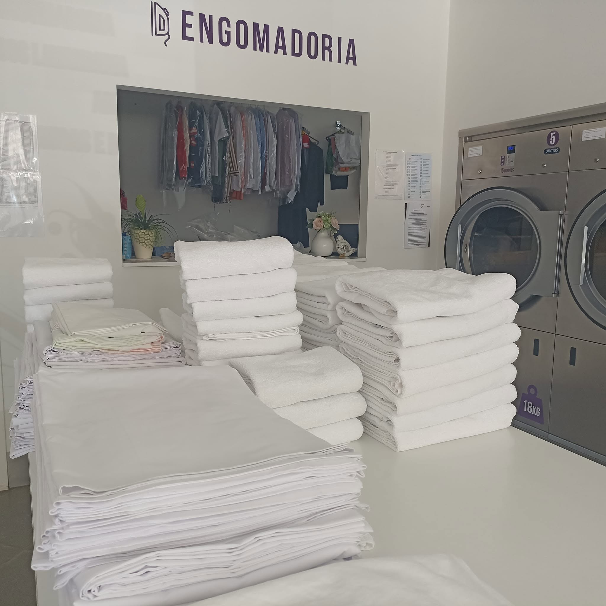 Engomadoria para hotelaria e alojamento