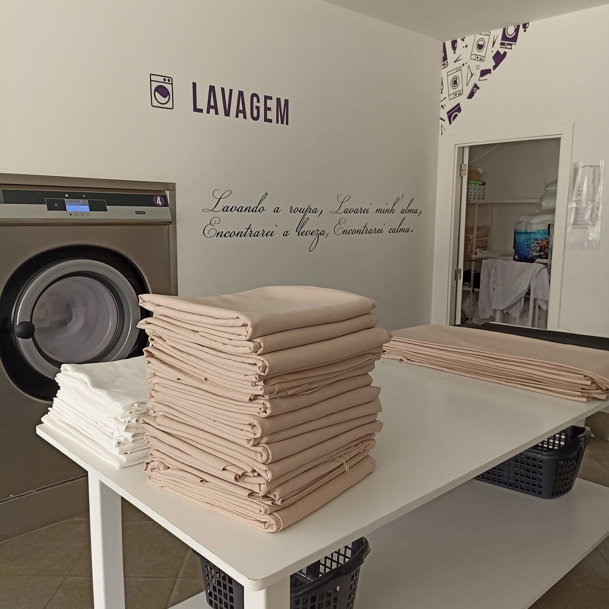 Serviços empresariais de lavandaria